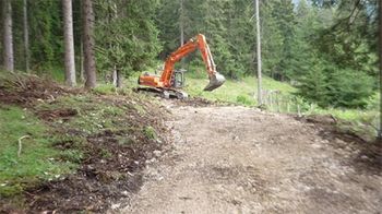 Wegebauarbeiten